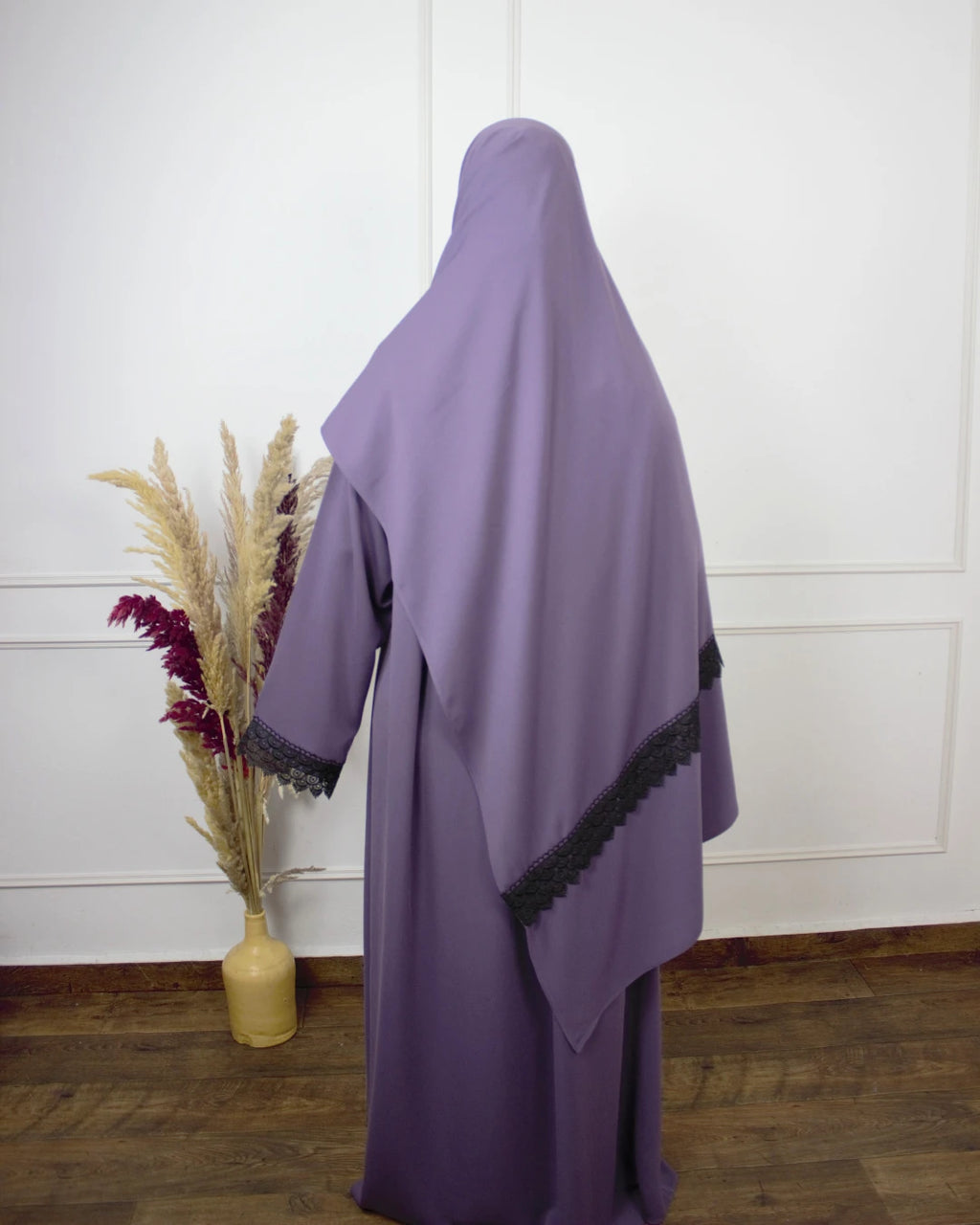 Abaya Prière - Abaya Khushua & bonnet intégré & châle – Le confort à chaque prosternation