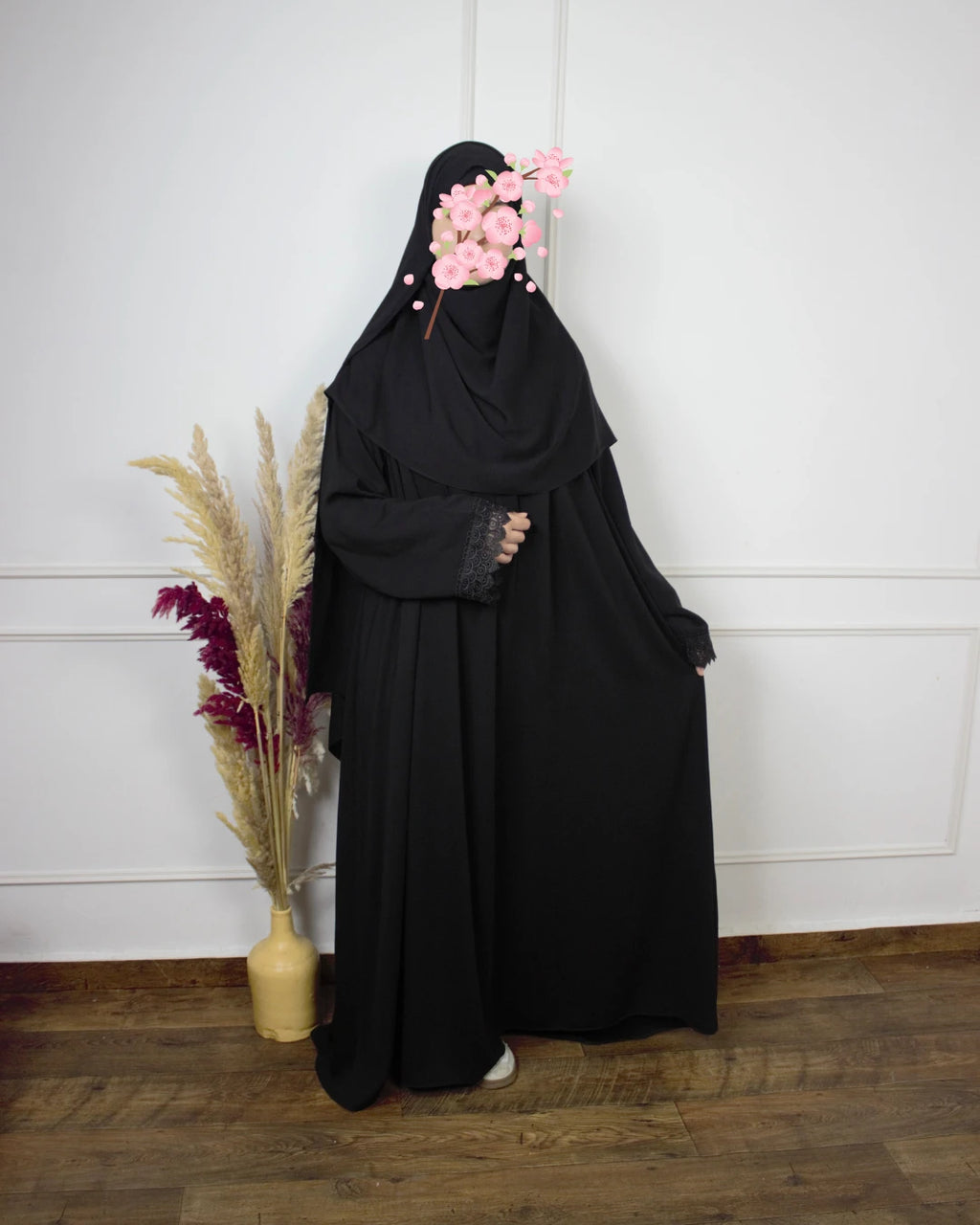Abaya Prière - Abaya Khushua & bonnet intégré & châle – Le confort à chaque prosternation