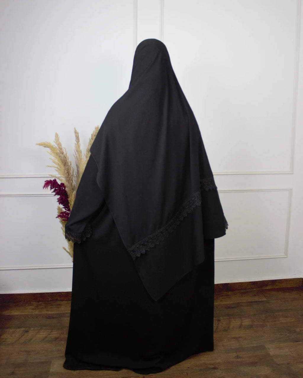 Abaya Prière - Abaya Khushua & bonnet intégré & châle – Le confort à chaque prosternation