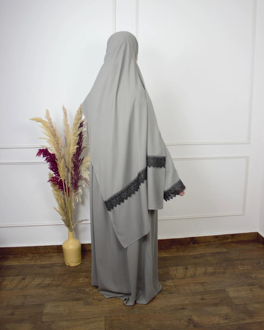 Abaya Prière - Abaya Khushua & bonnet intégré & châle – Le confort à chaque prosternation