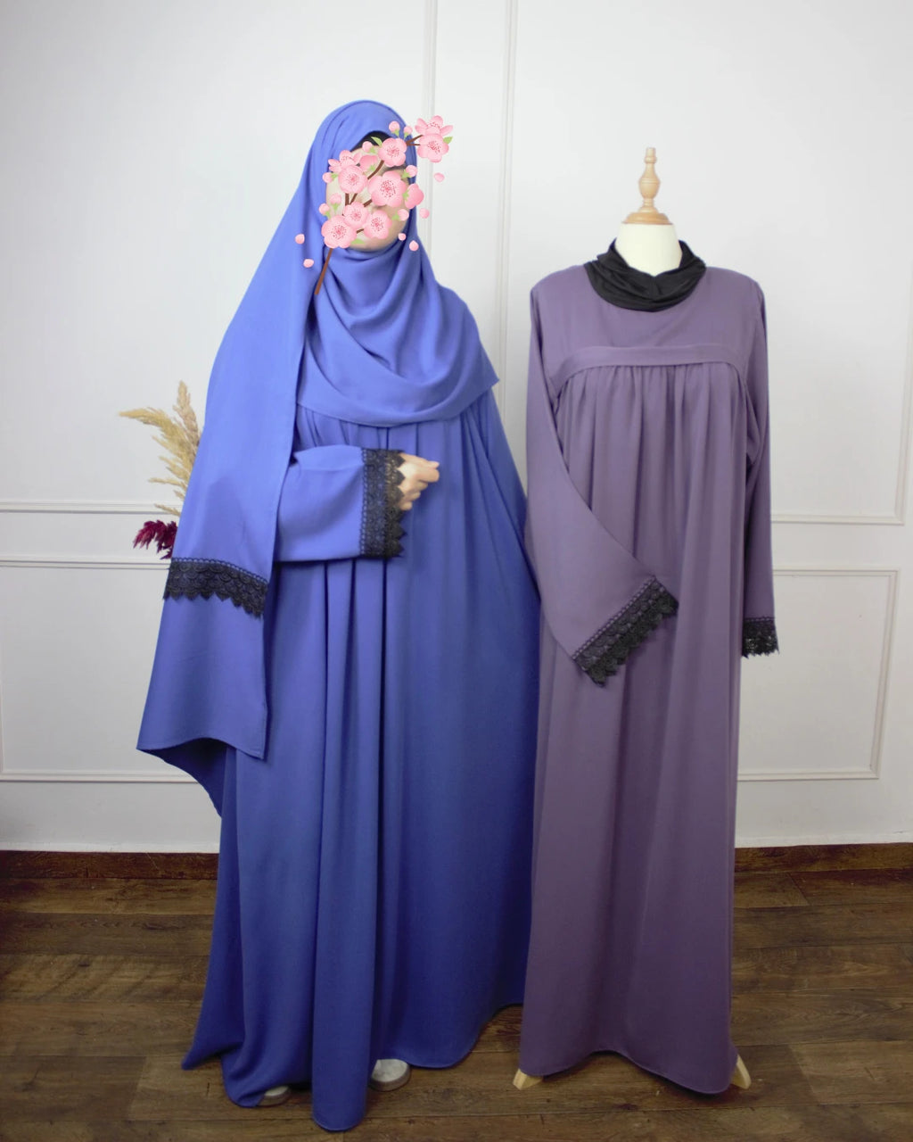 Abaya Prière - Abaya Khushua & bonnet intégré & châle – Le confort à chaque prosternation